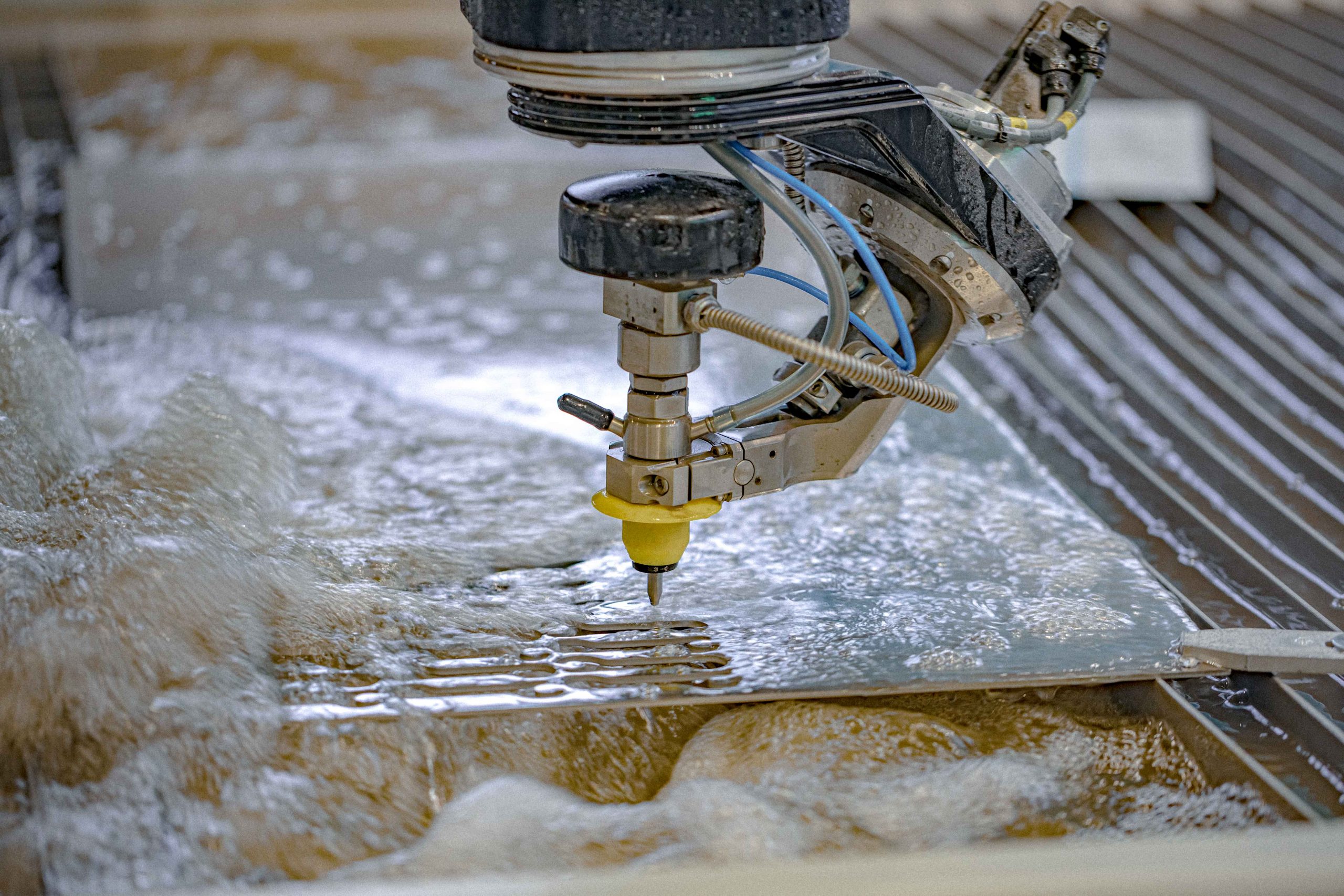 CNC water jet cutting machine
